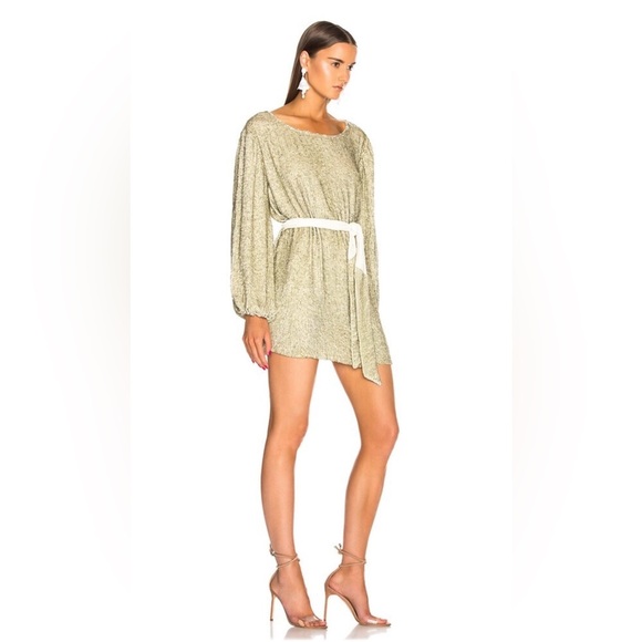 RETROFETE Selma Champagne Sequin Dress Size S - Picture 3 of 14
